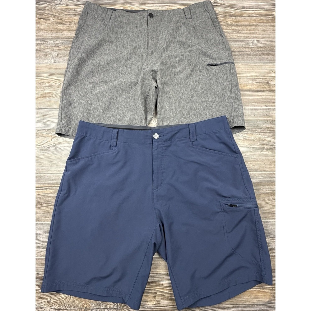Lot Of 2 ~Zeroxposur Mens Chino Performance Shorts Golf Casual Size 38